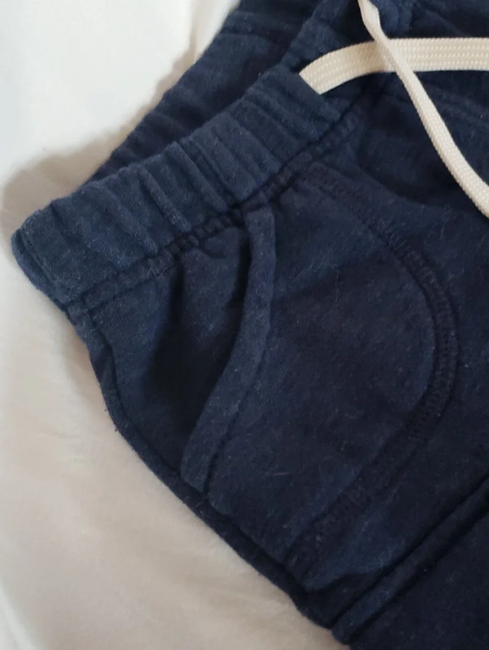 Old Navy Navy Drawstring Cargo Shorts for Kids